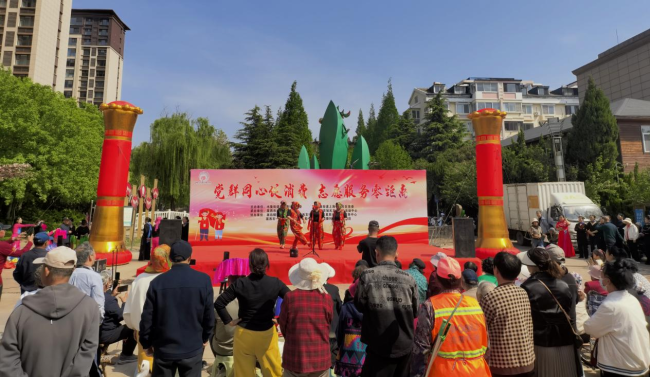 青岛莱西水集街道：党建联建聚合力，志愿服务暖民心