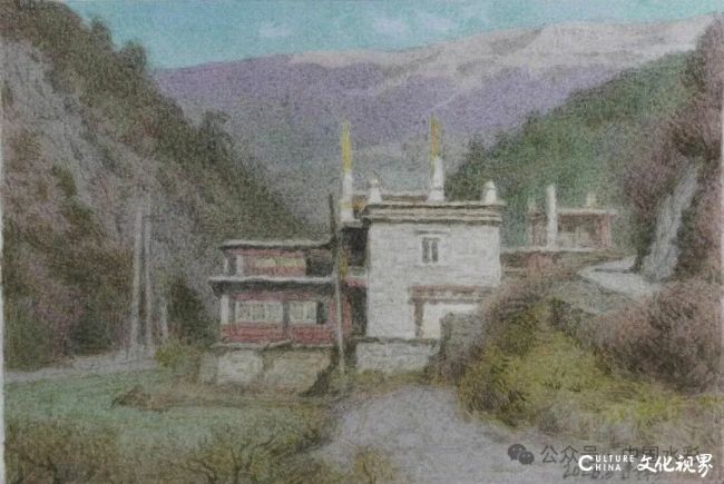 王建彬·水彩 | 在雾霭与田埂间，摹写土地的静默呼吸