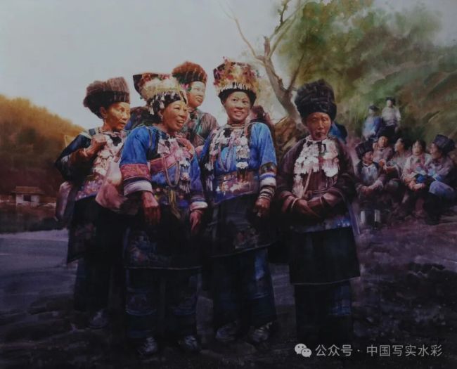 王锡忠·水彩画 | 满纸水色淋漓，尽显湘西大地雄浑朴厚的大气之美