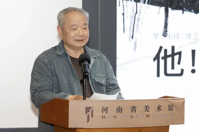 “他！杨波——绘画作品展”昨日在河南省美术馆开幕