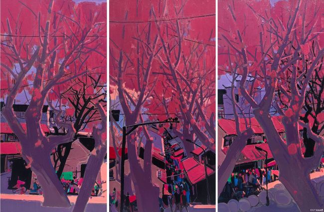 “胭脂劫——宋永进当代油画展”3月29日将在上海开展,展期至4月28日