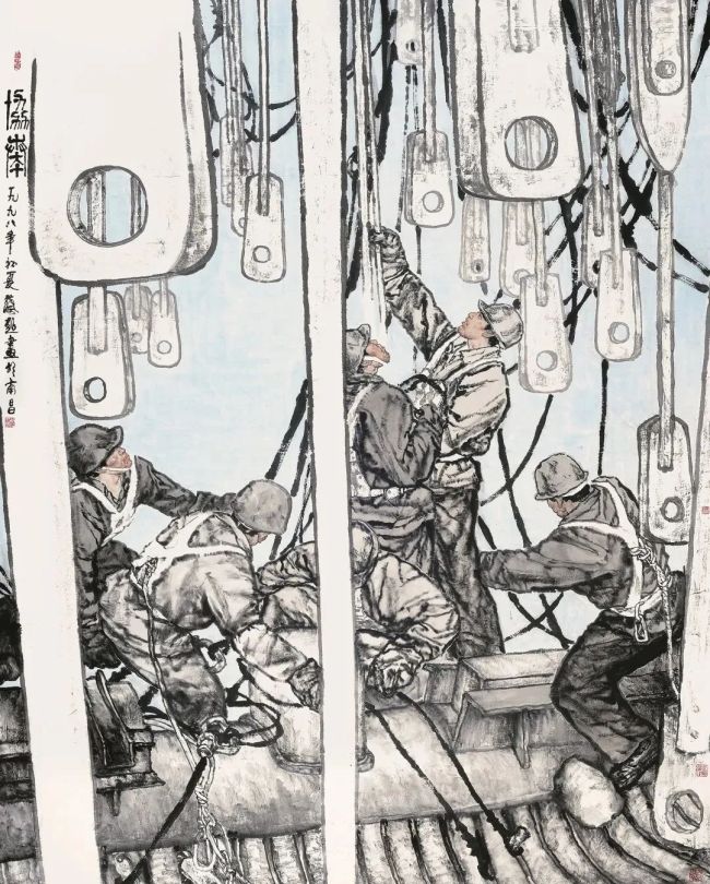 一幅画的诞生|蔡超《长歌吟松风》:亭亭山上松,瑟瑟谷中风