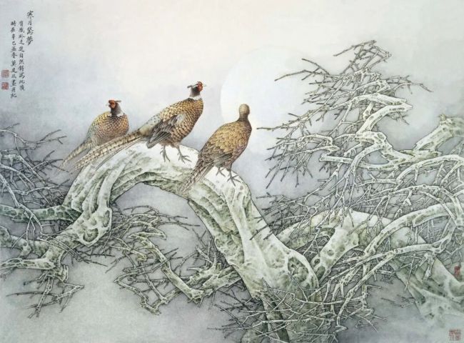 “方外寻幽——莫建成、莫晓松工笔花鸟作品展”在北京开展
