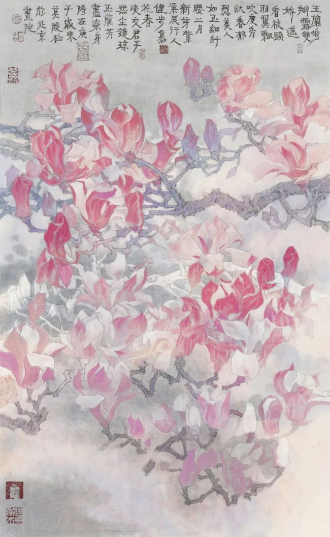 “方外寻幽——莫建成、莫晓松工笔花鸟作品展”在北京开展