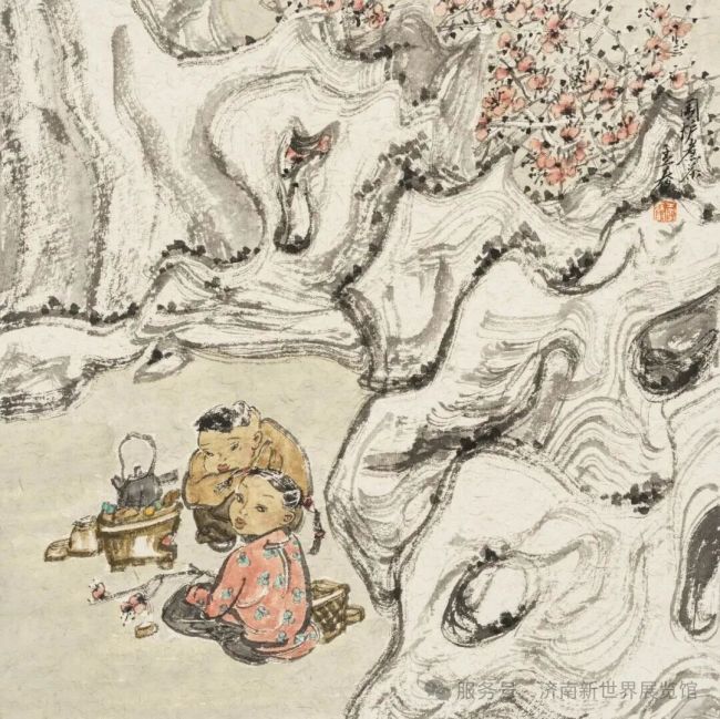 李岩 | 笔墨明快灵动,画作浸润着温润平和的气息