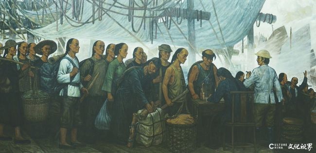 谢麟·《下南洋》 | 画里那声汽笛,是“阿嬷”等了一辈子的“情书”