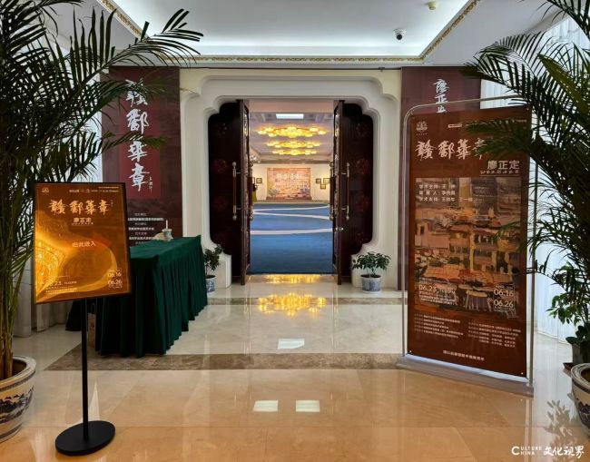 “赣鄱华章——廖正定江西主题油画展”昨日在北京国家民族画院开幕