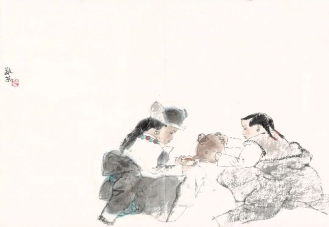 周思聪·小品人物画 | 用真、善、美诠释笔下的人物，画面纯粹而独有韵味