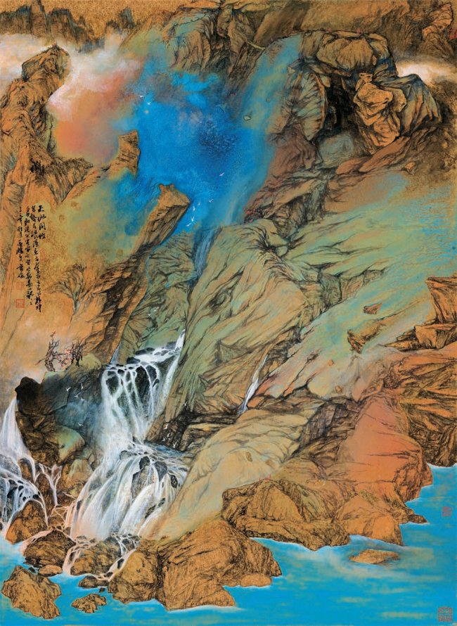 曹俊·山水画 | 在富有传统意味的深度和宁静中，展现西方抽象绘画的力量