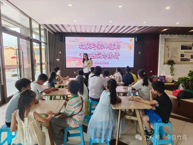 威海市环翠区竹岛街道开展“非遗润民心 宣讲传文脉”系列文化体验活动