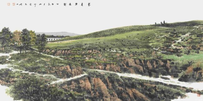 【DeepSeek谈艺】李呈修·山水画 | 蘸取四季的调色盘，为山川代言，为造化传神