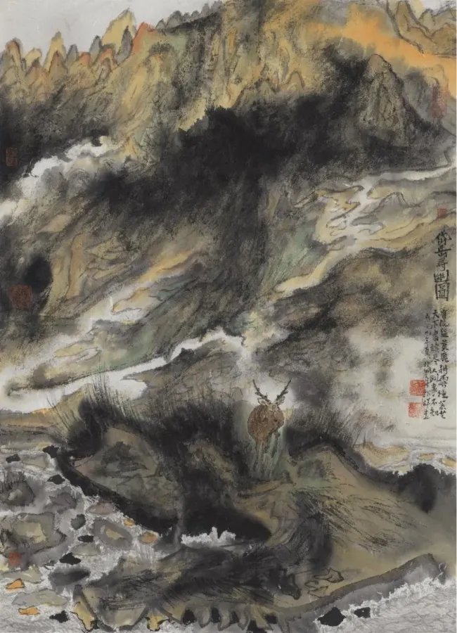 常朝晖·水墨画丨山川草木皆有性情，云烟流转暗含哲思