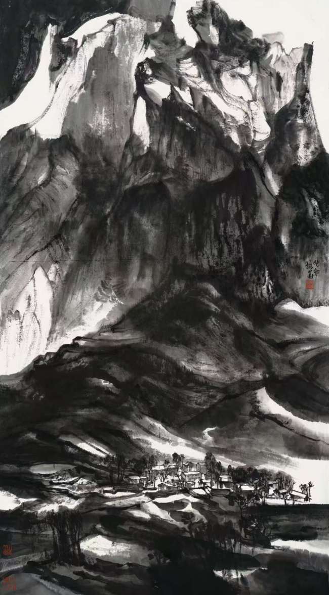 【DeepSeek谈艺】蔡拥华：在笔墨的破界与融合中构建起清奇超逸的山水意象