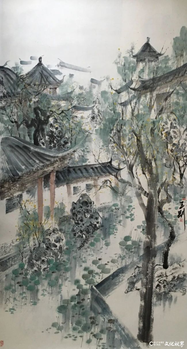 王刚丨笔墨勾勒栖心静境,素纸收纳万象清和