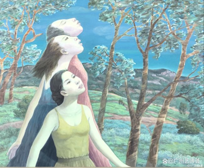 罗力《正青春》系列油画 | 从澄澈到怅然，凝固眉眼间最真实动人的生命温度