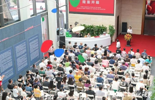 “王沂东油画艺术展”昨日在长沙开幕，展期至9月20日