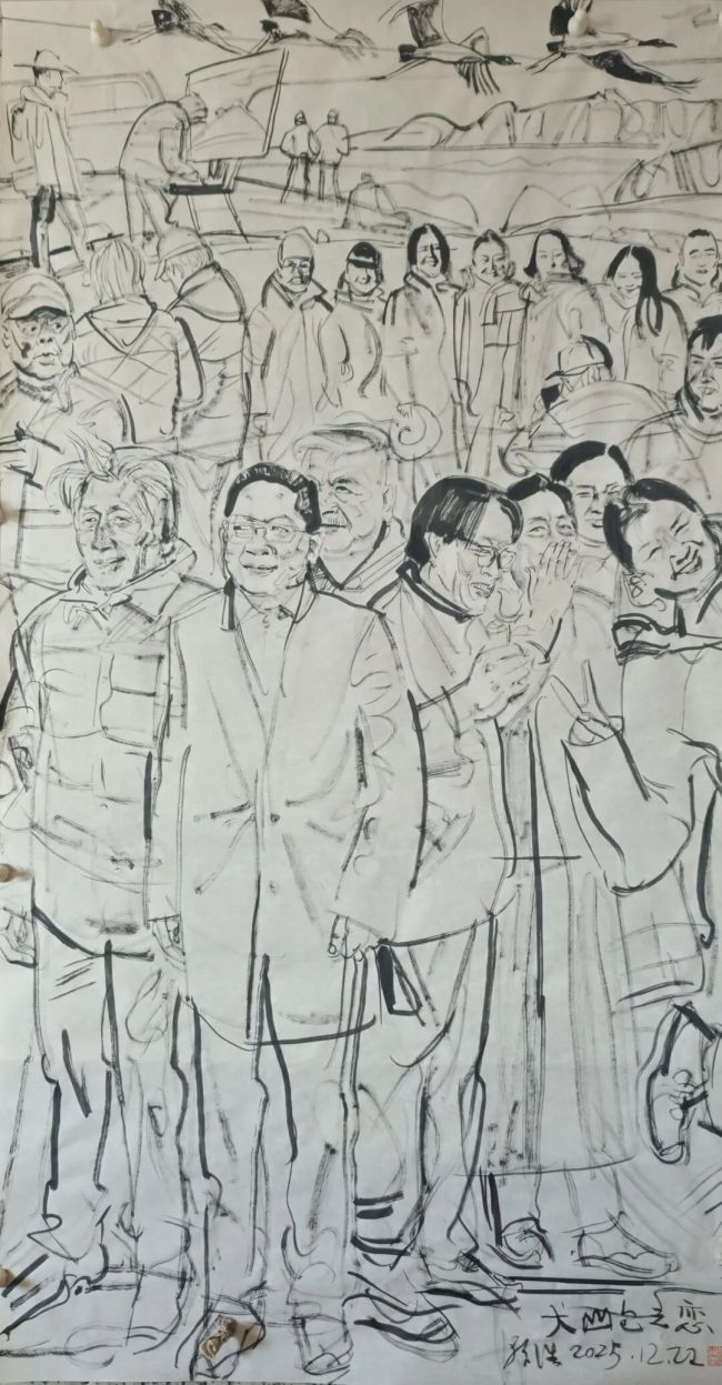 孙浩·水墨画 | 把个体对时代、生命的感知灌注进每一处墨痕,生发出直抵人心的动人力量