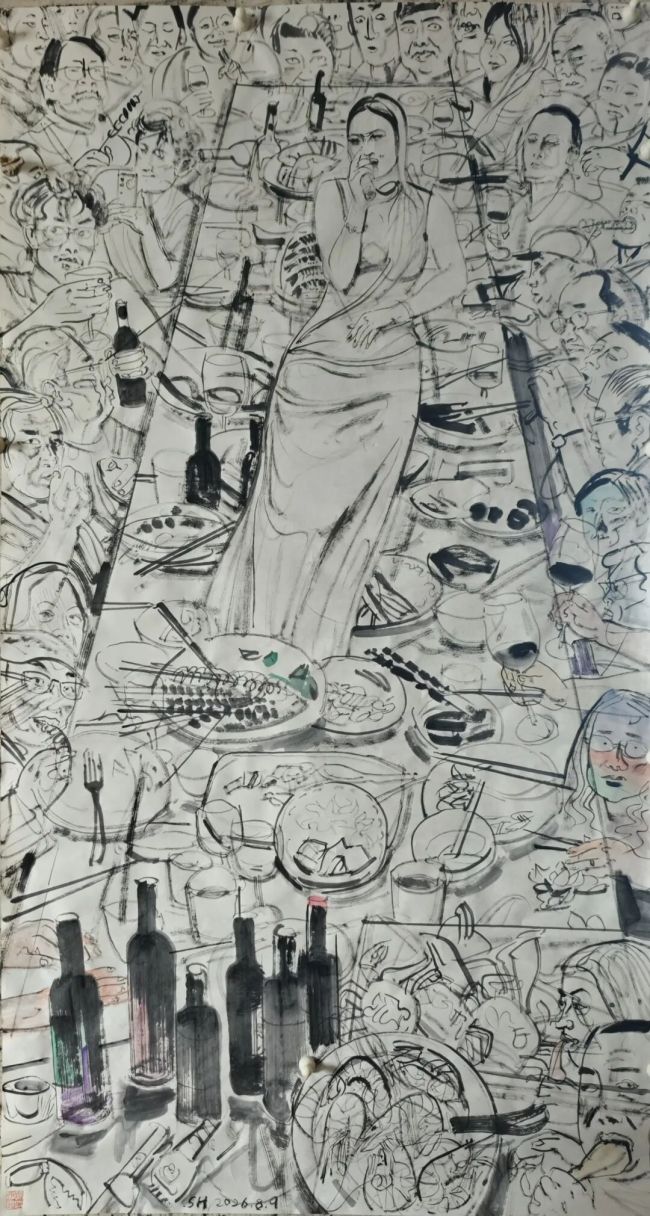 孙浩·水墨画 | 把个体对时代、生命的感知灌注进每一处墨痕,生发出直抵人心的动人力量