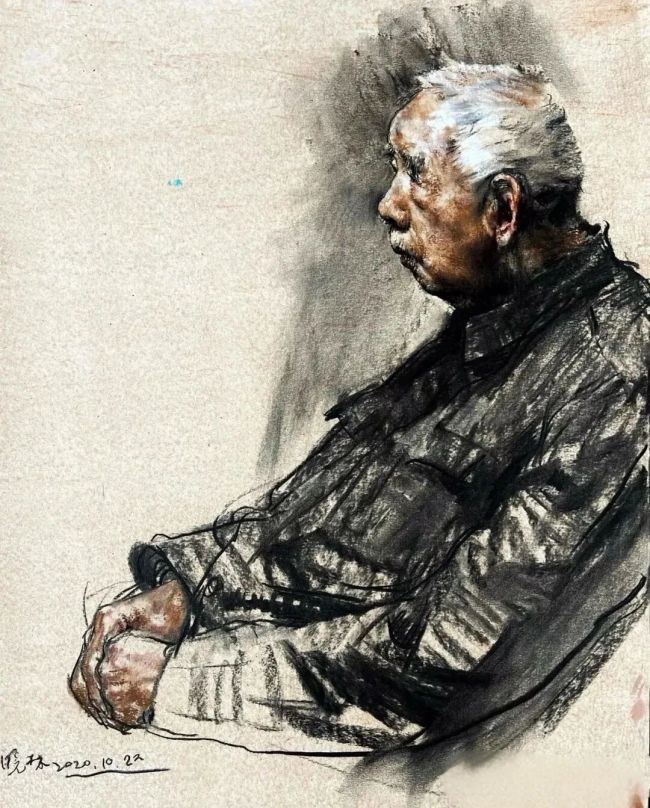 李晓林·人物素描速写 | 绘画的终点，是描摹人的精神