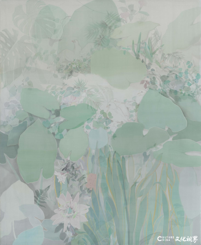 在绢素上描摹生机,邂逅万物齐一的大美丨众家谈“齐物·共生——李夏夏花鸟作品展”