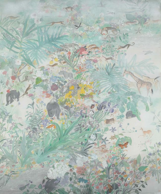 在绢素上描摹生机，邂逅万物齐一的大美丨众家谈“齐物·共生——李夏夏花鸟作品展”