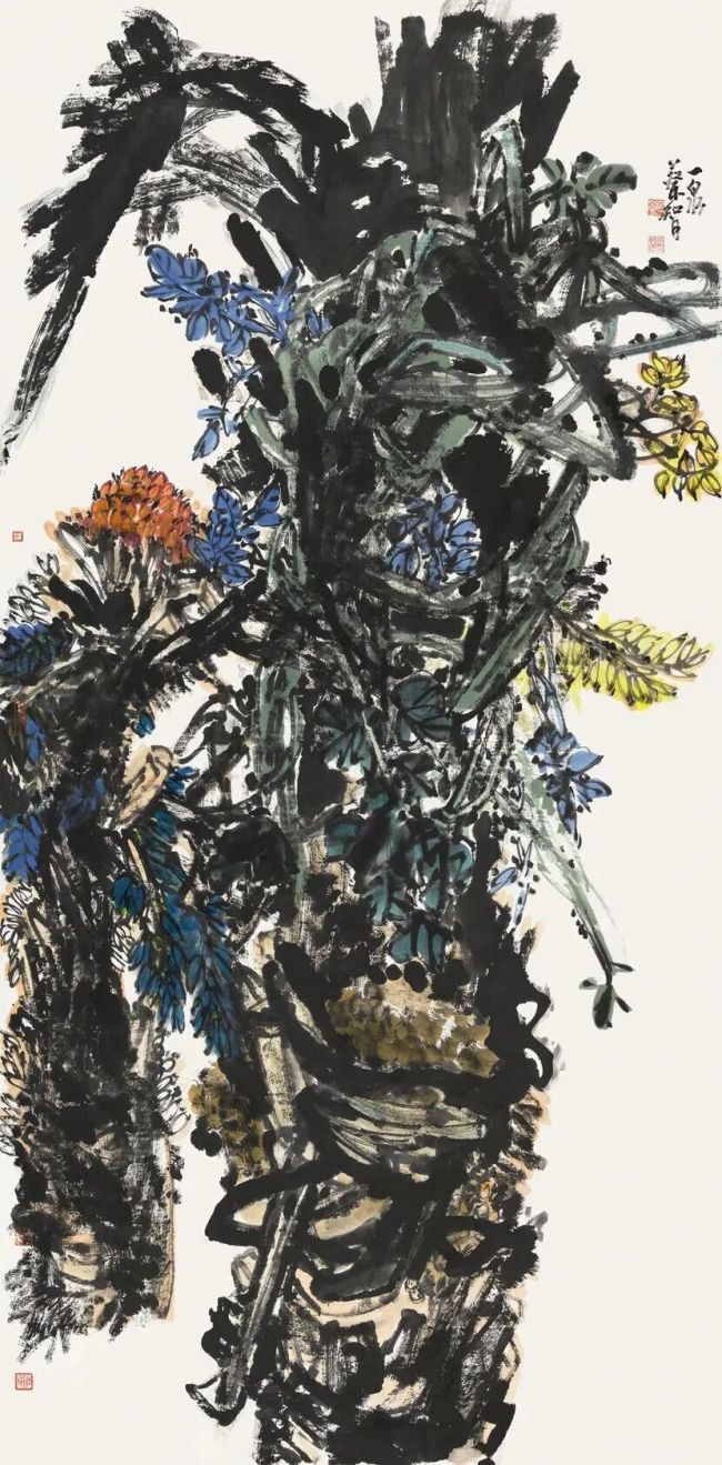 蔡智·花鸟画 | 笔墨流转之间,聆听草木生命的回响