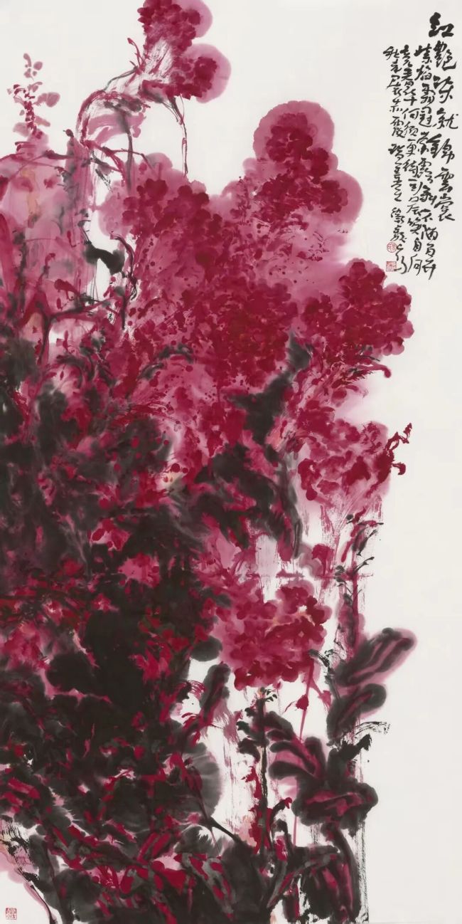 马卫巍·大写意花鸟画 | 笔墨铺展蓬勃生机，花木映照自在精神