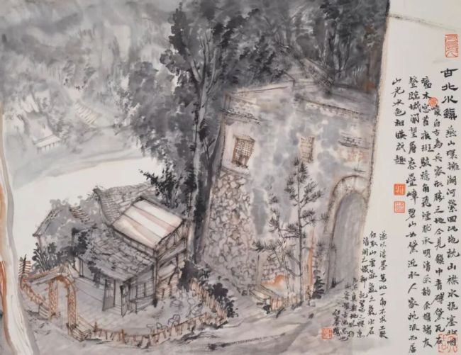 任赛·水墨写生 | 履痕处处,晕染一方烟火与山川气韵