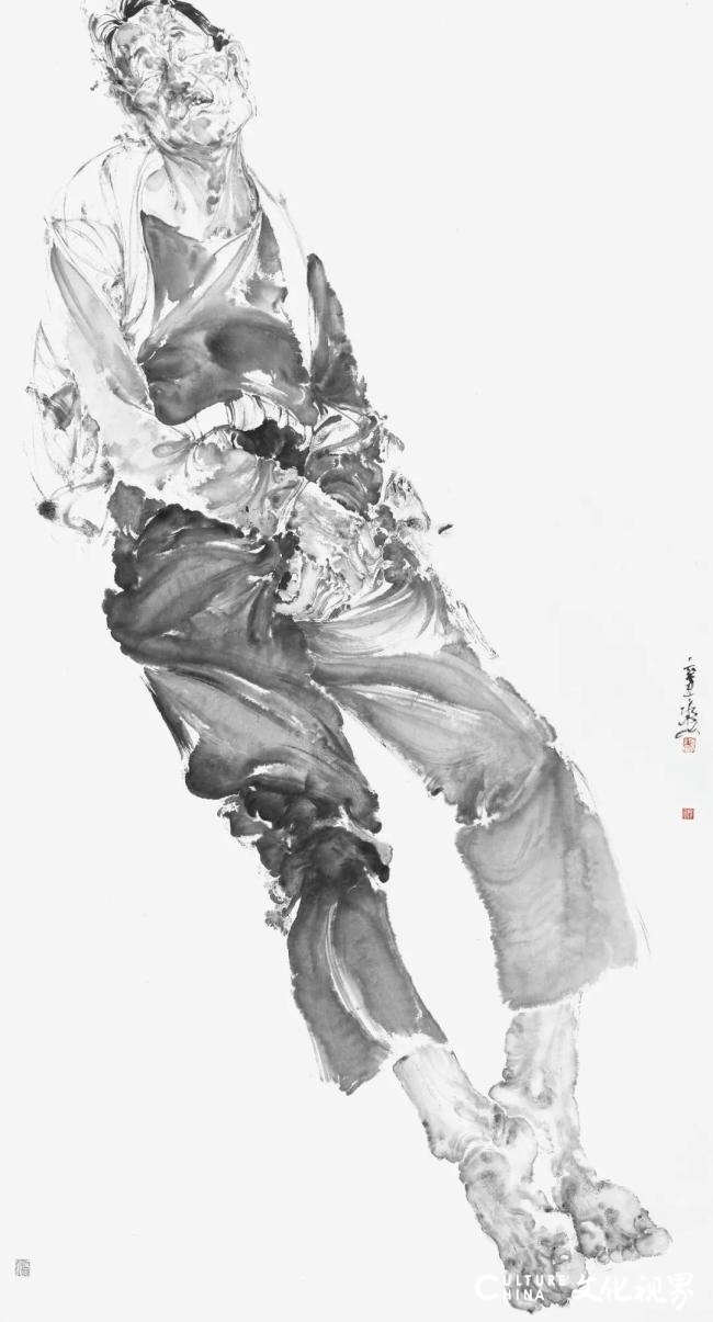 姜永安·水墨人物画 | 以墨为镜，照见众生悲欢与平凡个体的内在精神