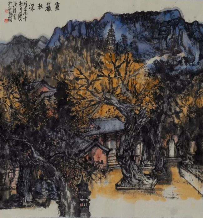 灵岩秋深96cmx90cm.jpg