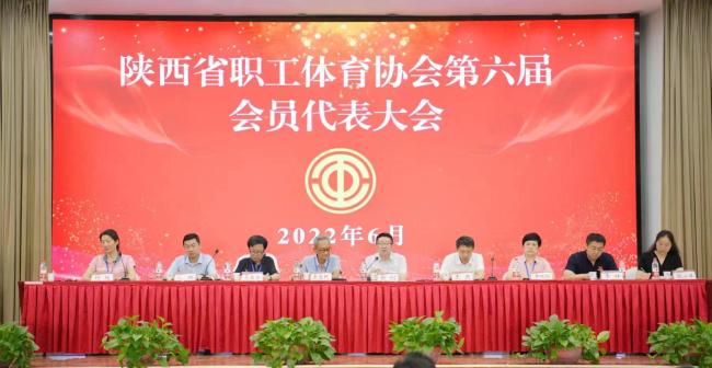 陕西省职工体育协会第六届会员代表大会召开