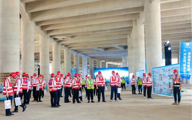 中建新疆建工西北区域“一片五区”总承包示范观摩活动在西安举行