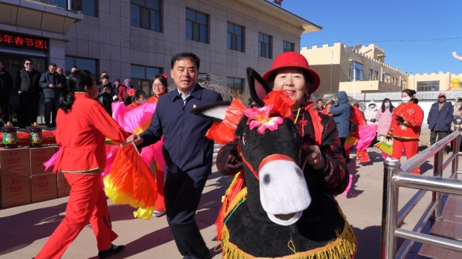 榆林市横山区马家梁村欢天喜地迎新春