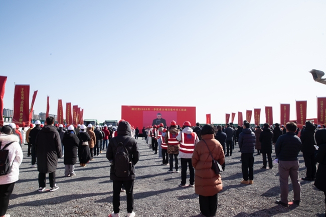 奋战“开门红” 中建新疆建工五建余杭9号地块项目正式开工