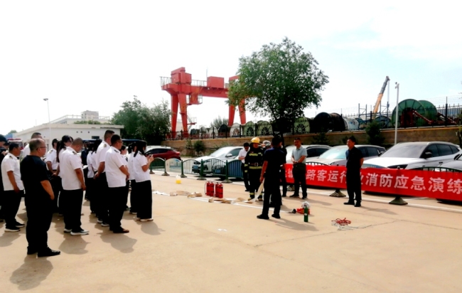 陕西靖边: 以练促防 筑牢旅客出行安全防线