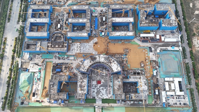 以匠心积极打造“育树之地，树人之所” 榆林高新实验学校项目N1标段主体结构顺利封顶