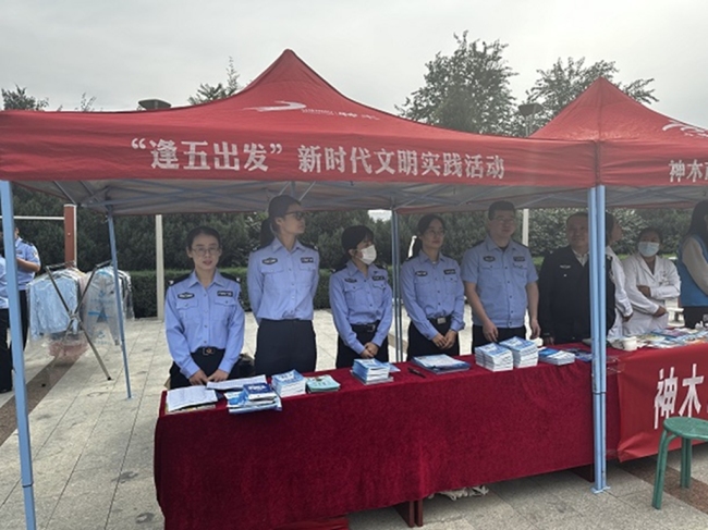 陕西神木市西沙派出所：“逢五出发”强化宣传 网络周内守护民众安全