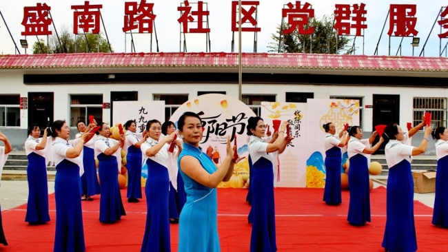 陕西横山怀仁路街道：敬老爱老树文明新风 弘扬社会主义核心价值观