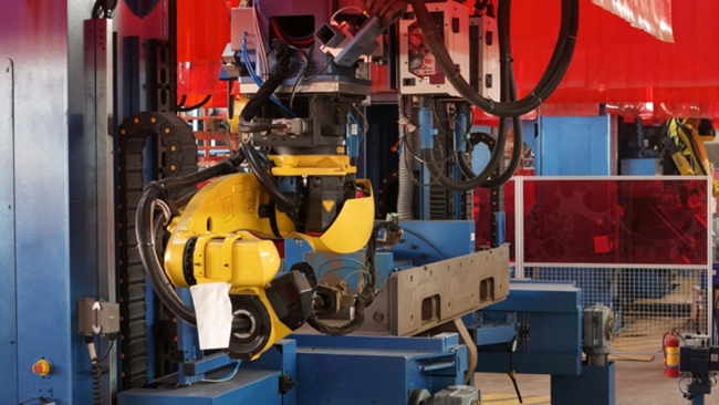 国内首创！神南产业公司超大型中部槽智能增材生产线试运行