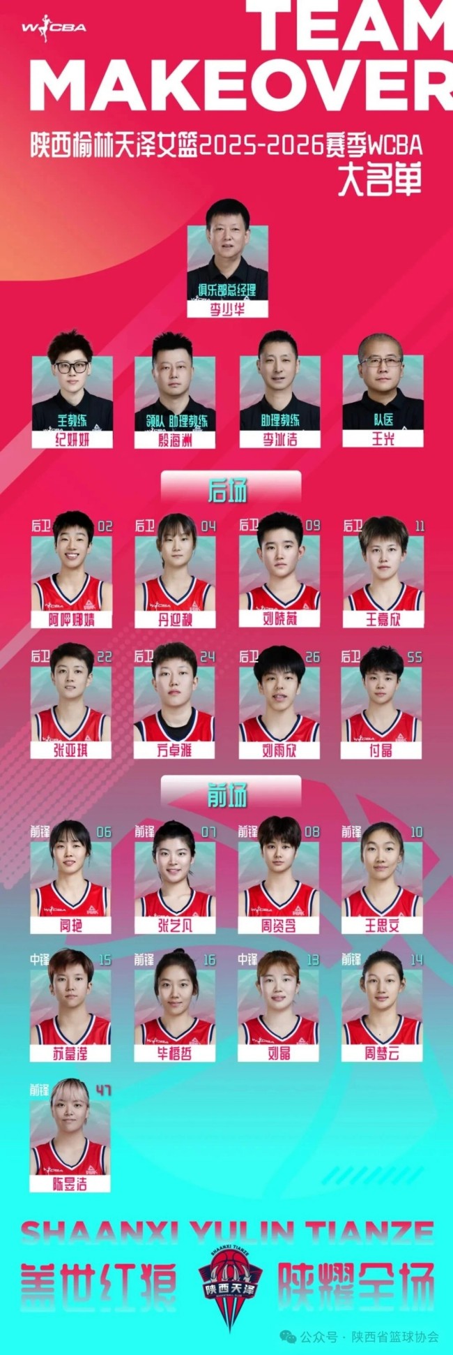 陕耀驼城!陕西榆林天泽女篮新赛季主场、国内阵容、外援、赛程官宣