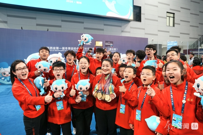 陕西省一冬会赛场激烈角逐 榆林渭南分列奖牌榜前二