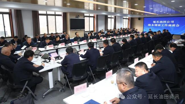 延长油田公司召开降本增效工作座谈会