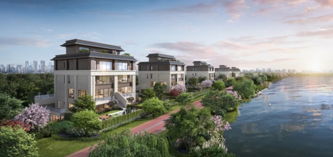 長安璞院水岸精装双拼院墅首发西安