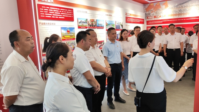 眉县槐芽镇开展庆祝中国共产党成立105周年主题党日活动