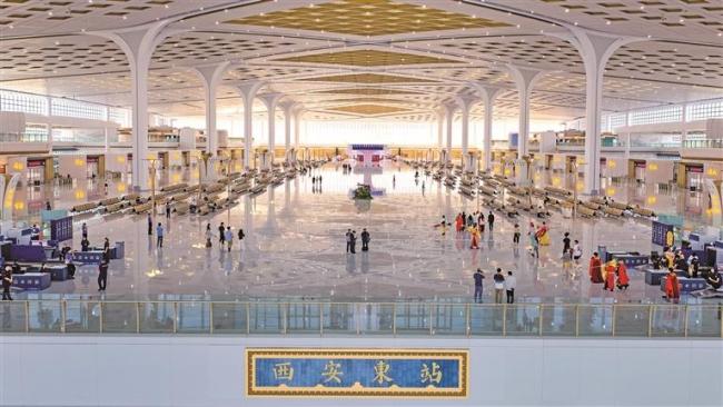 西安东站旅客发送量突破百万