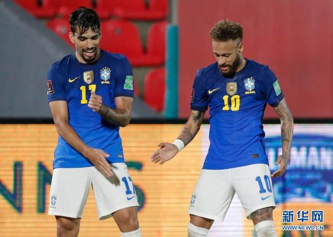 南美区世预赛：巴西胜巴拉圭