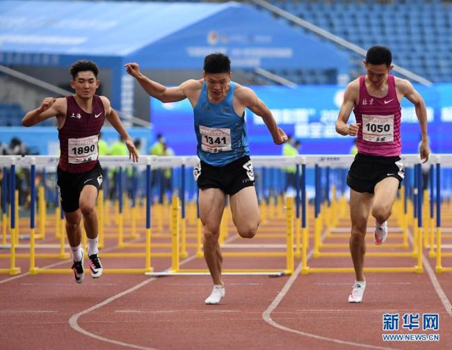 全国锦标赛：男子110米栏决赛孙振江夺冠