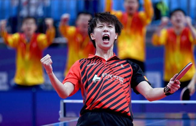 全运会-乒乓球男子团体：广东队胜河北队晋级决赛