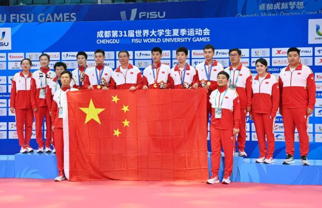 成都大运会｜大运会乒乓球：中国男团女团双双夺冠