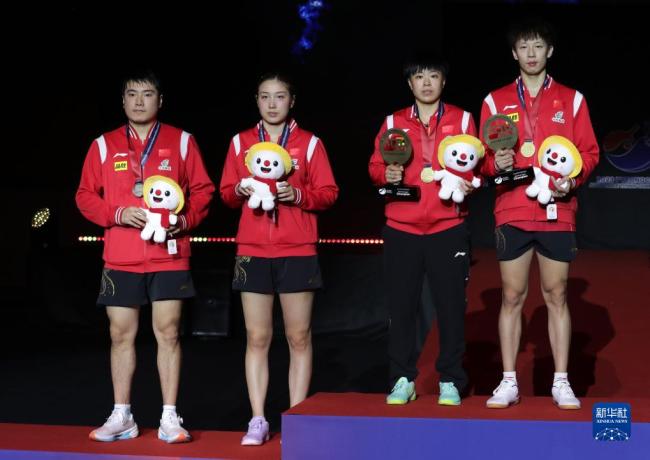 乒乓球——亚锦赛：林高远/王艺迪夺得混双冠军